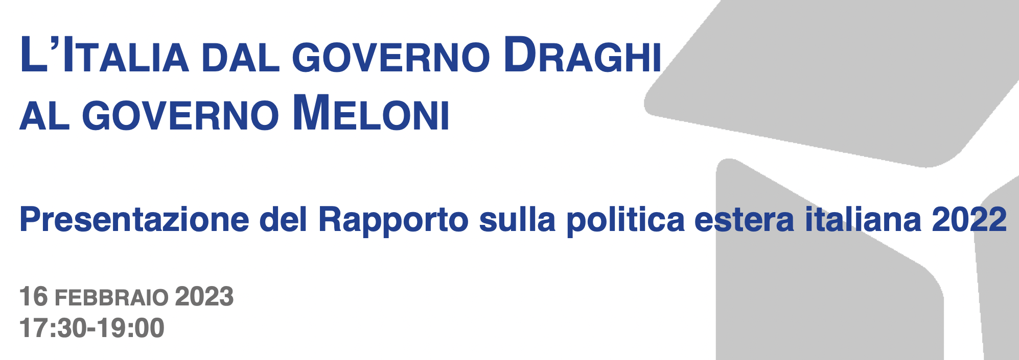 L&rsquo;Italia dal governo Draghi al governo Meloni
